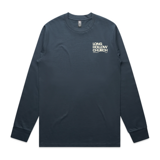 Mission Statement L/S Tee - Petrol Blue