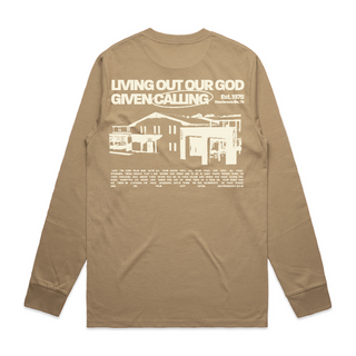 Mission Statement L/S Tee - Sand