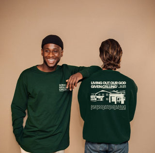 Mission Statement L/S Tee - Pine Green